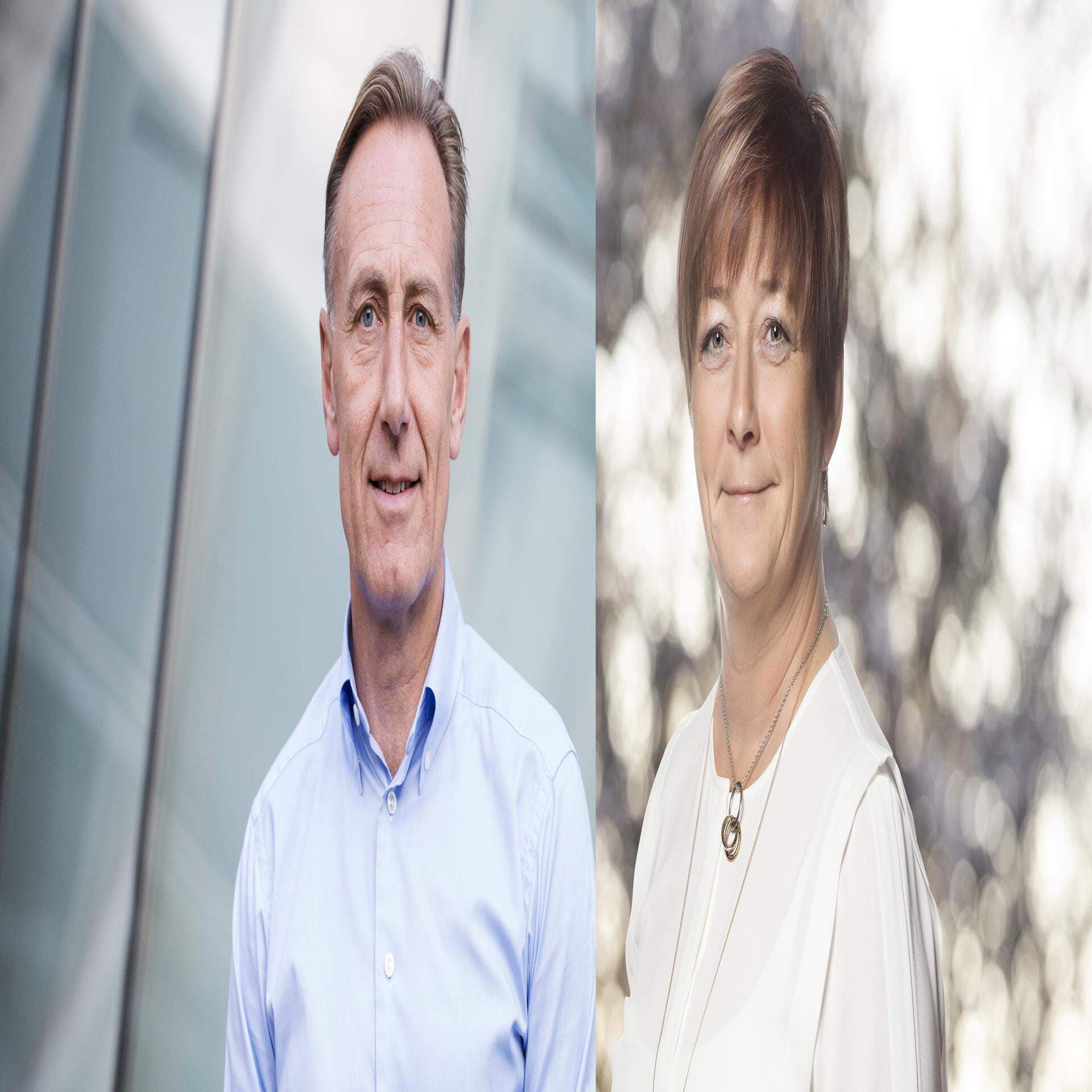 Jan-Olof Jacke och Carina Centrén