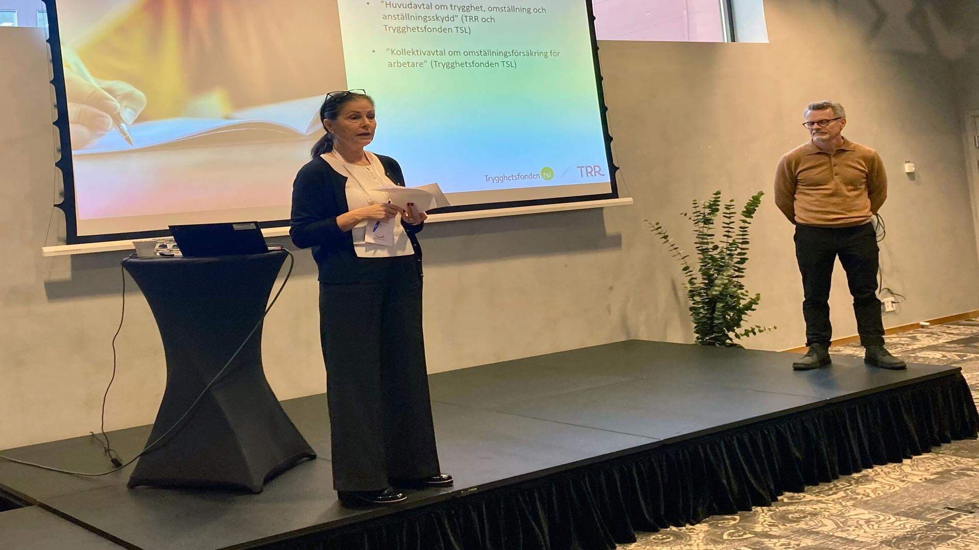 Katina Korlevska, TSL och Magnus Gustafsson, TRR