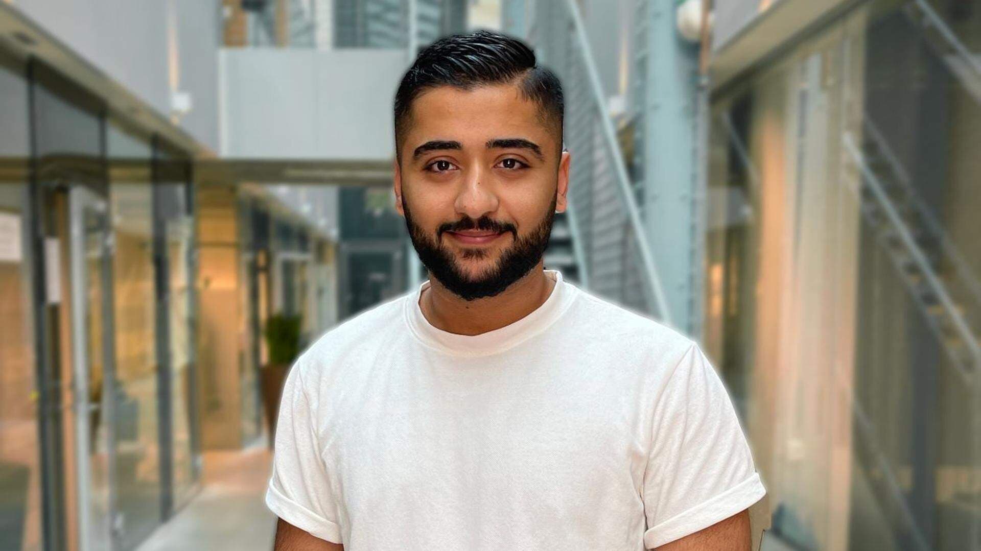 Rekar Rebuwar Mahmoud som är grundskoleansvarig på Ung Företagsamhet i Södermanland.