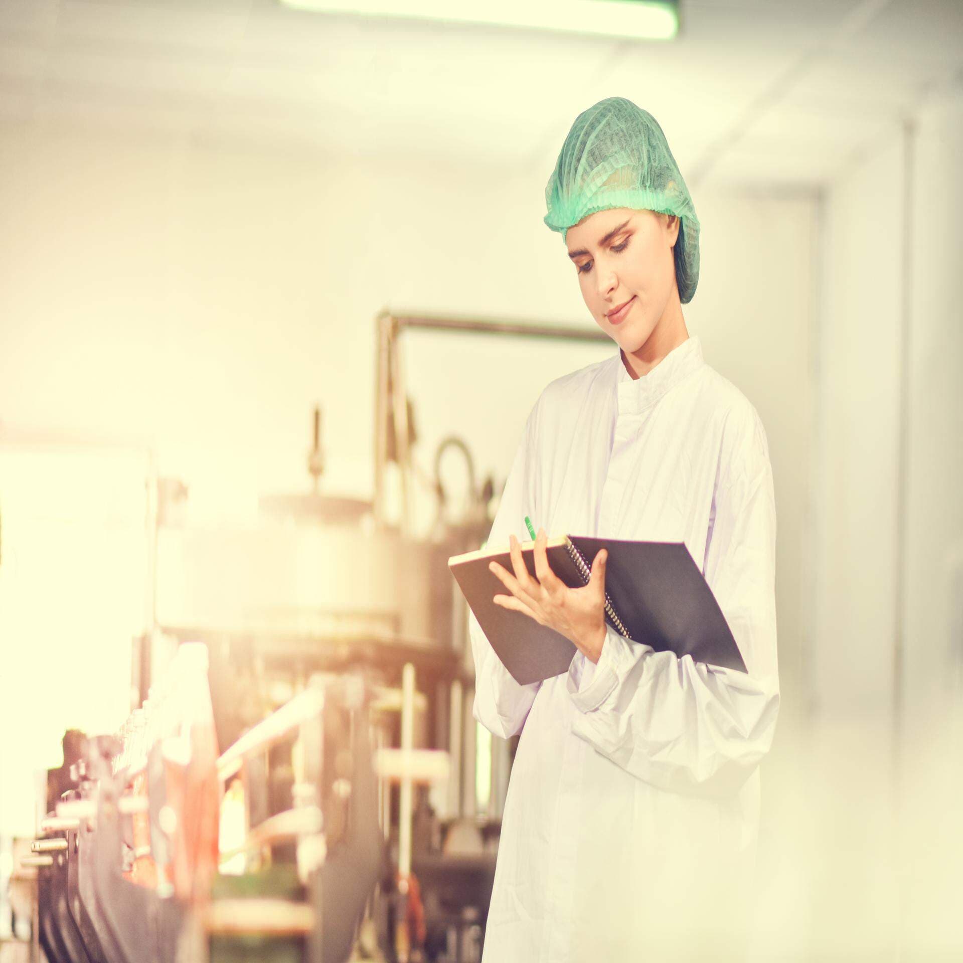 Kontrollant i livsmedelsproduktion