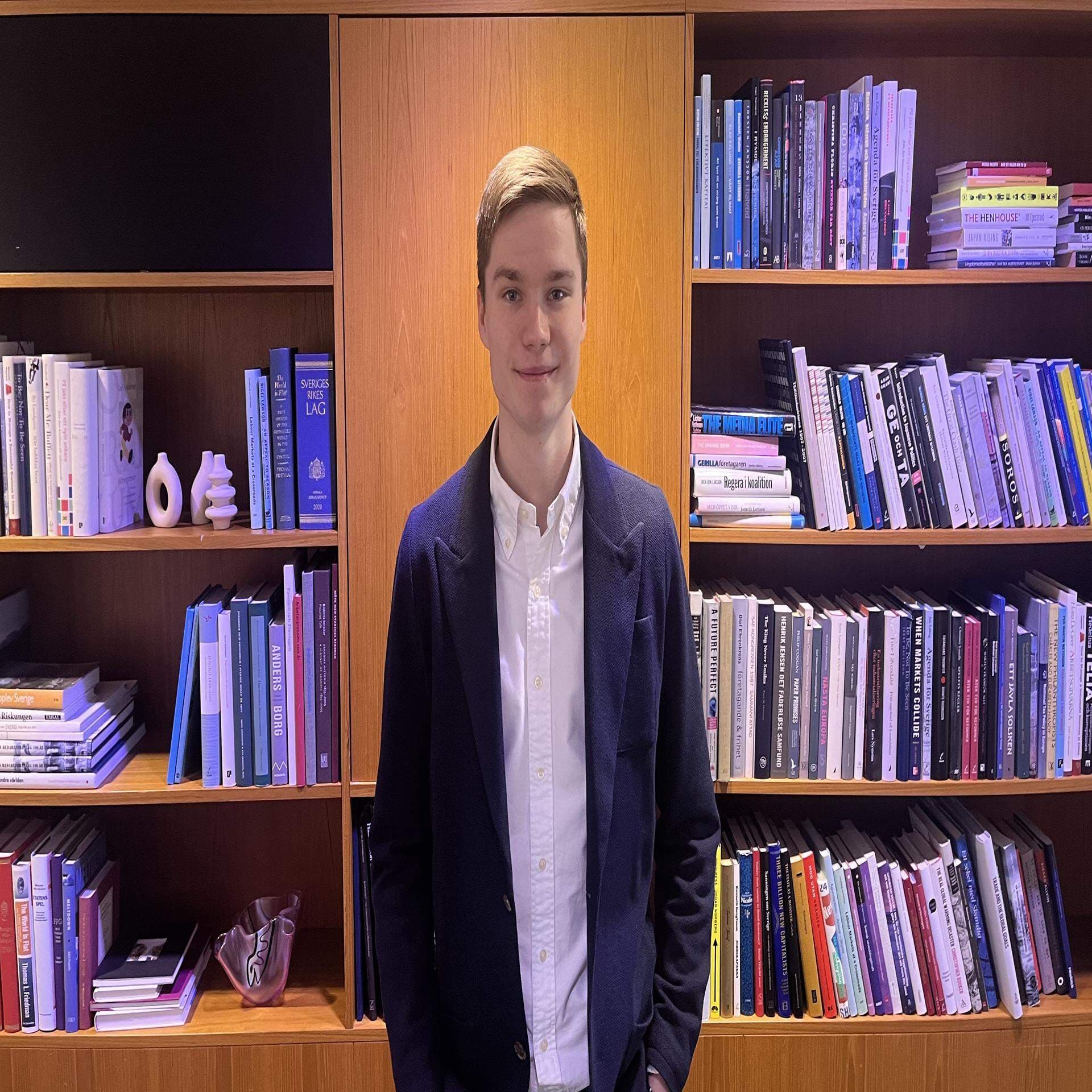 Johan Eklöf är ny praktikant på regionkontor Stockholm