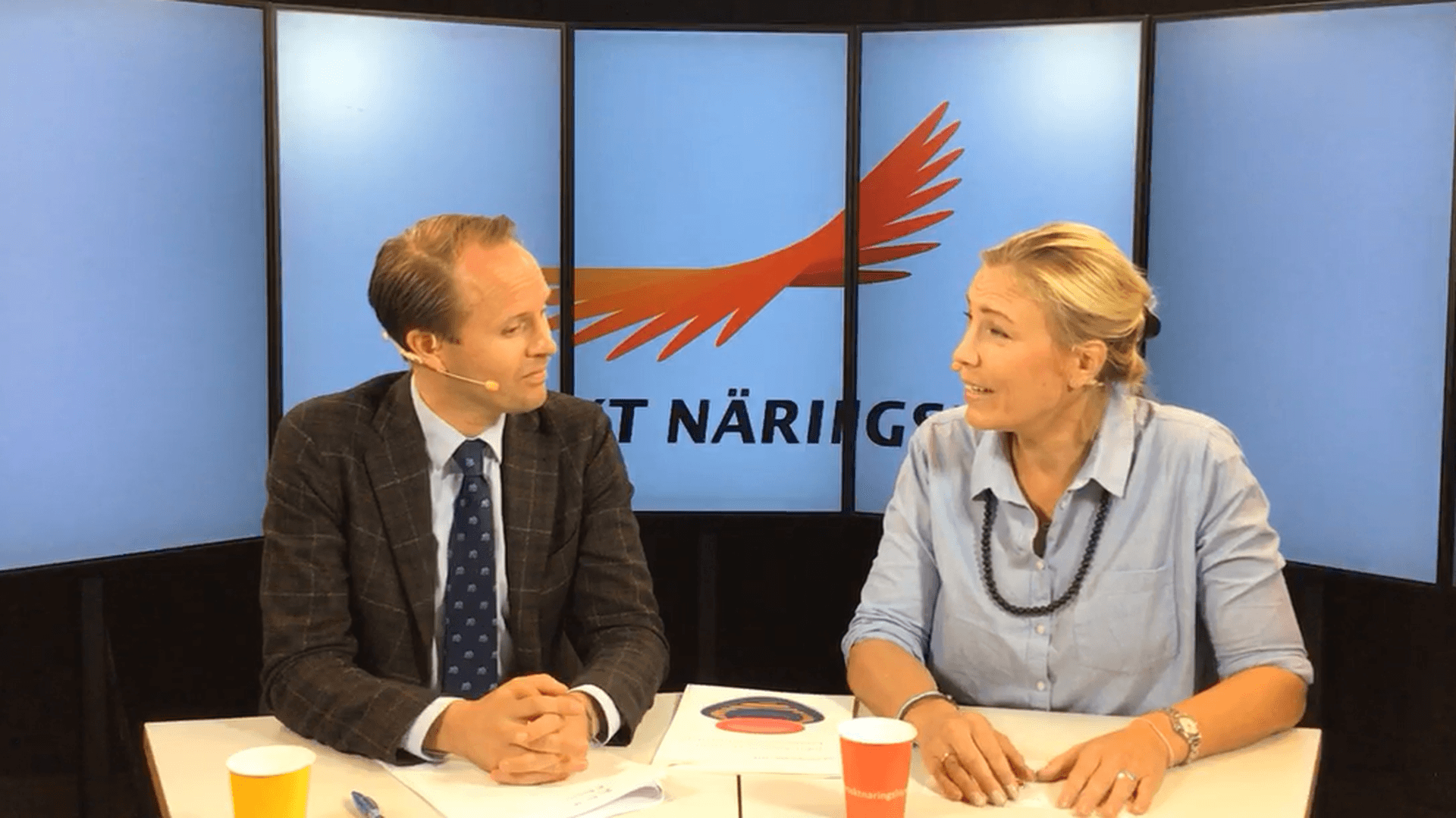 Edward Hamilton och Annika Bröms samtalar om effekterna av förändringarna av Arbetsförmedlingen och hur det påverkar företagen.