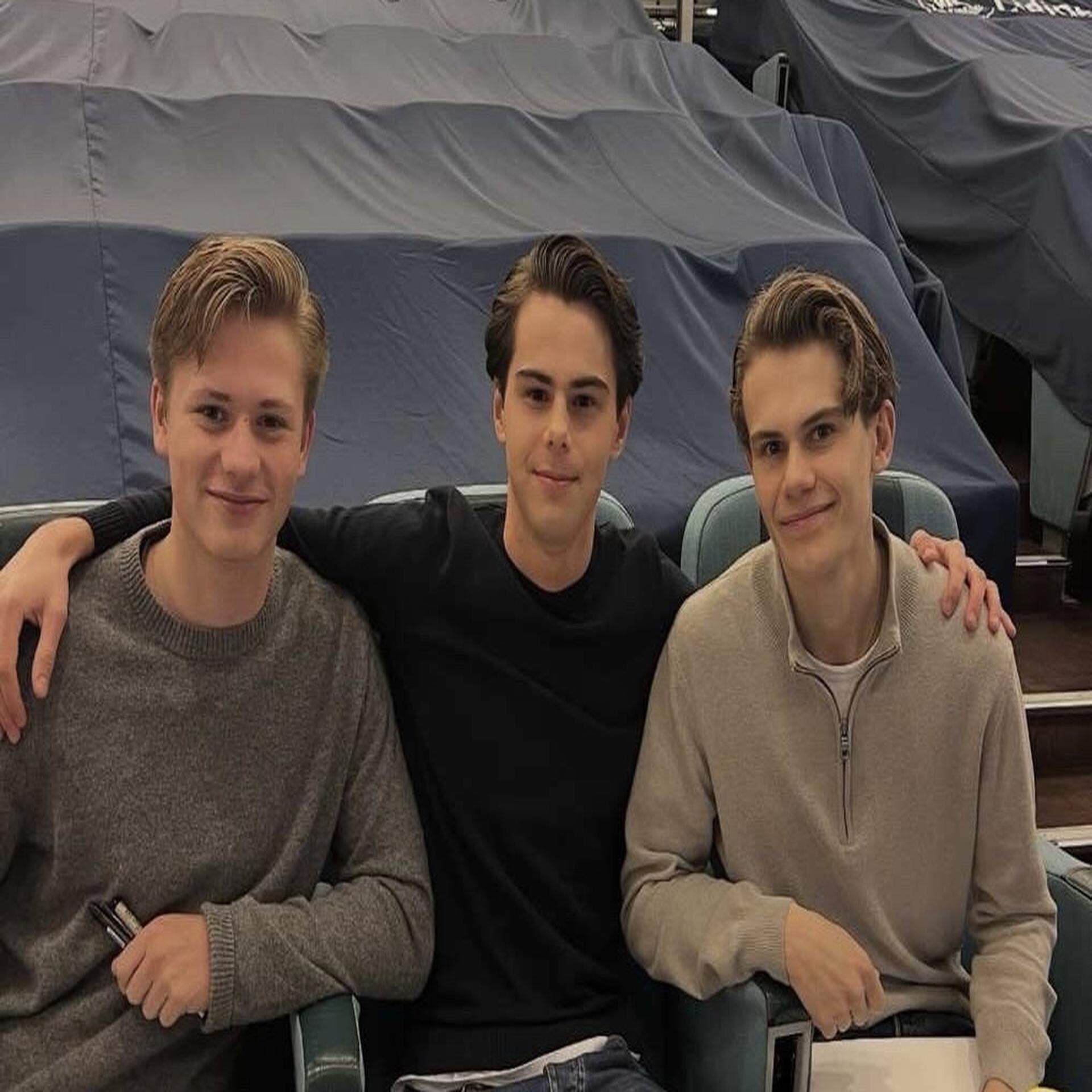 Victor Benton, Gustav Lewander och Morgan Dobson