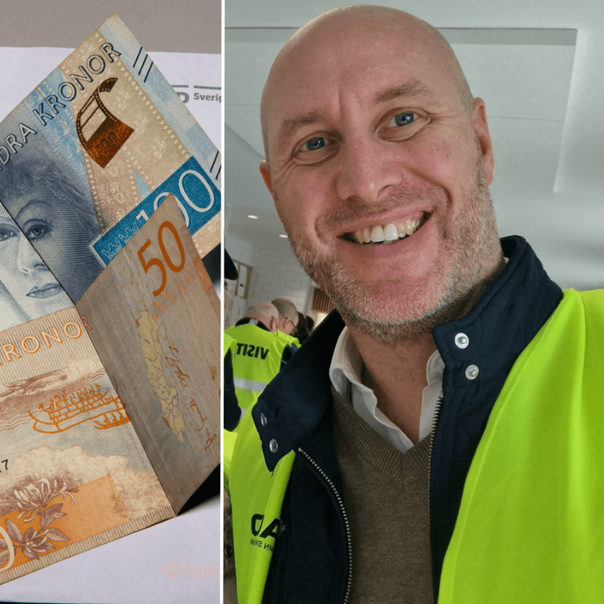 Kollage brev från A-kassan Stefan Andersson