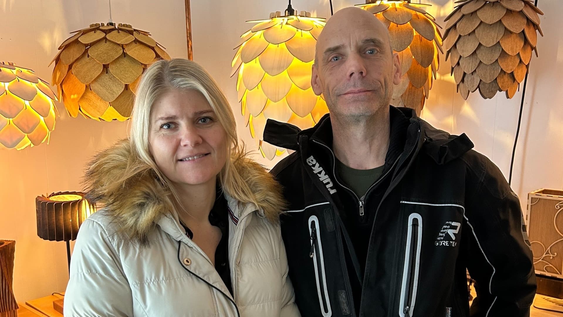Katrin Jakobsson, KSO Älvkarleby kommun, tillsammans med Niclas Bylund på Nordland Design