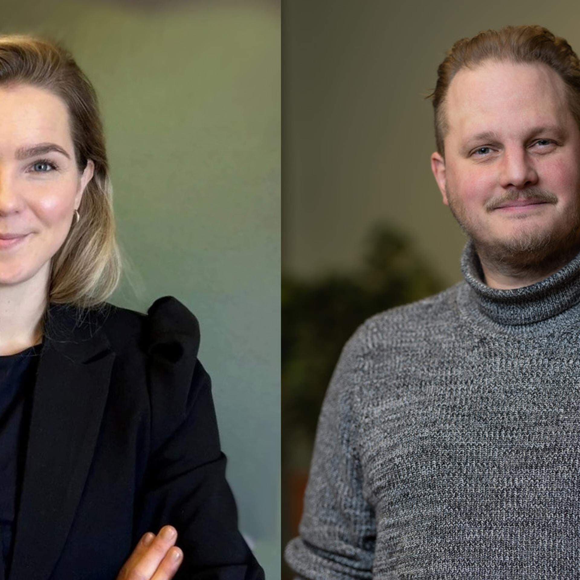 Kerstin Gauffin, näringslivsstrateg och Per Sverkersson, KSO i Heby kommun