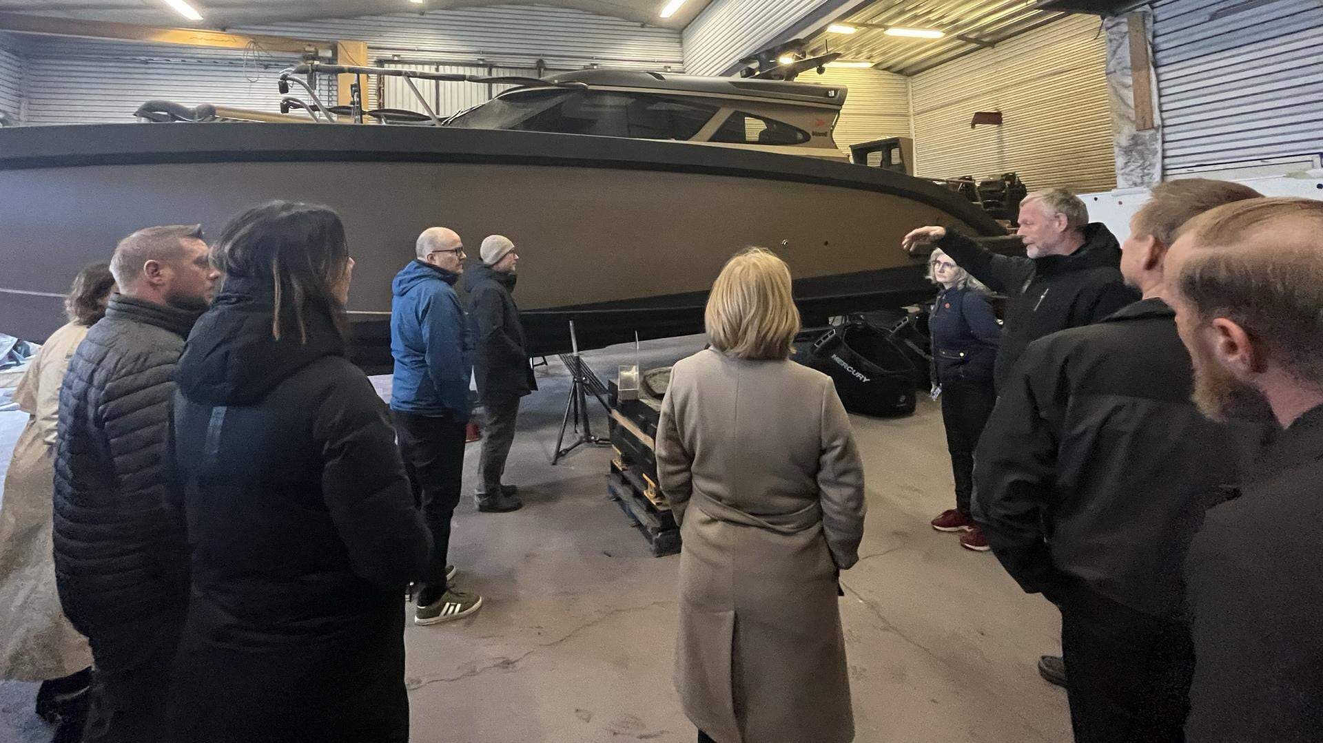 Besök på Marell boats