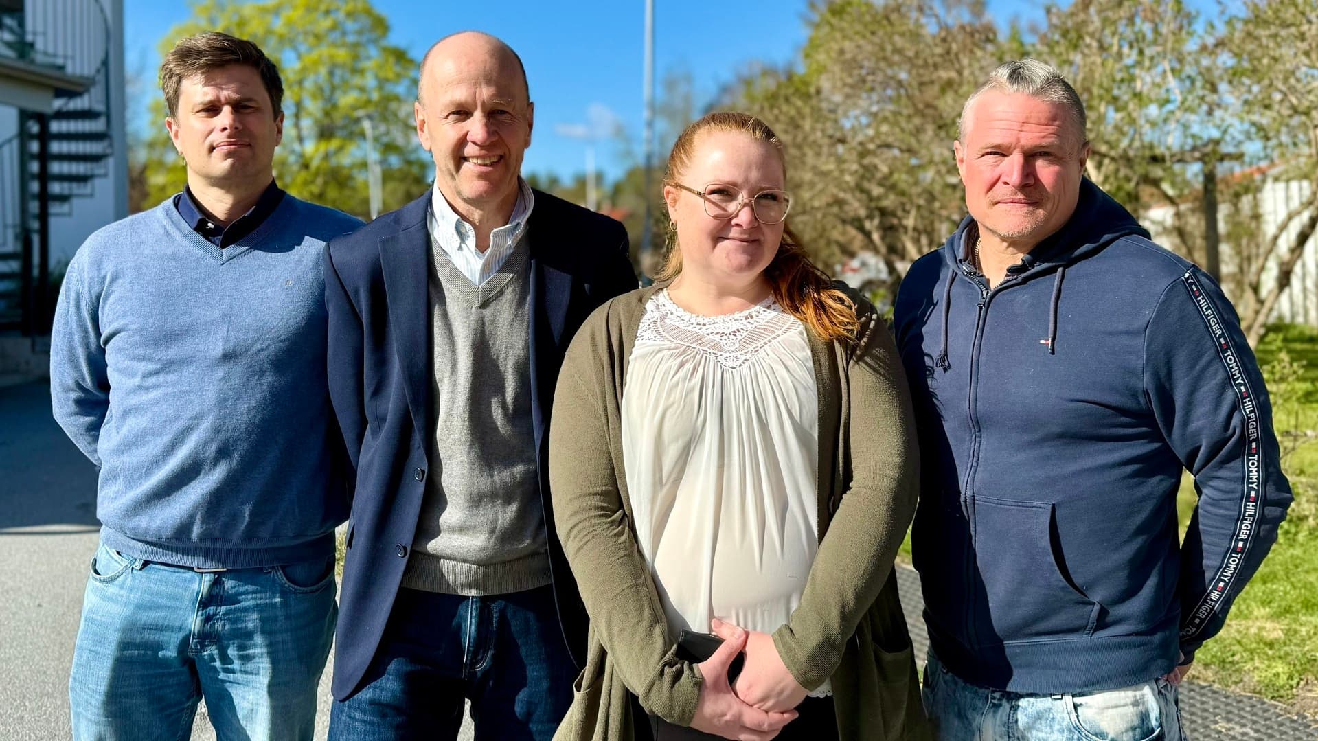 Krister Carlsson, Ulf Andersson, Merike Dahlberg och Johan Gustafsson
