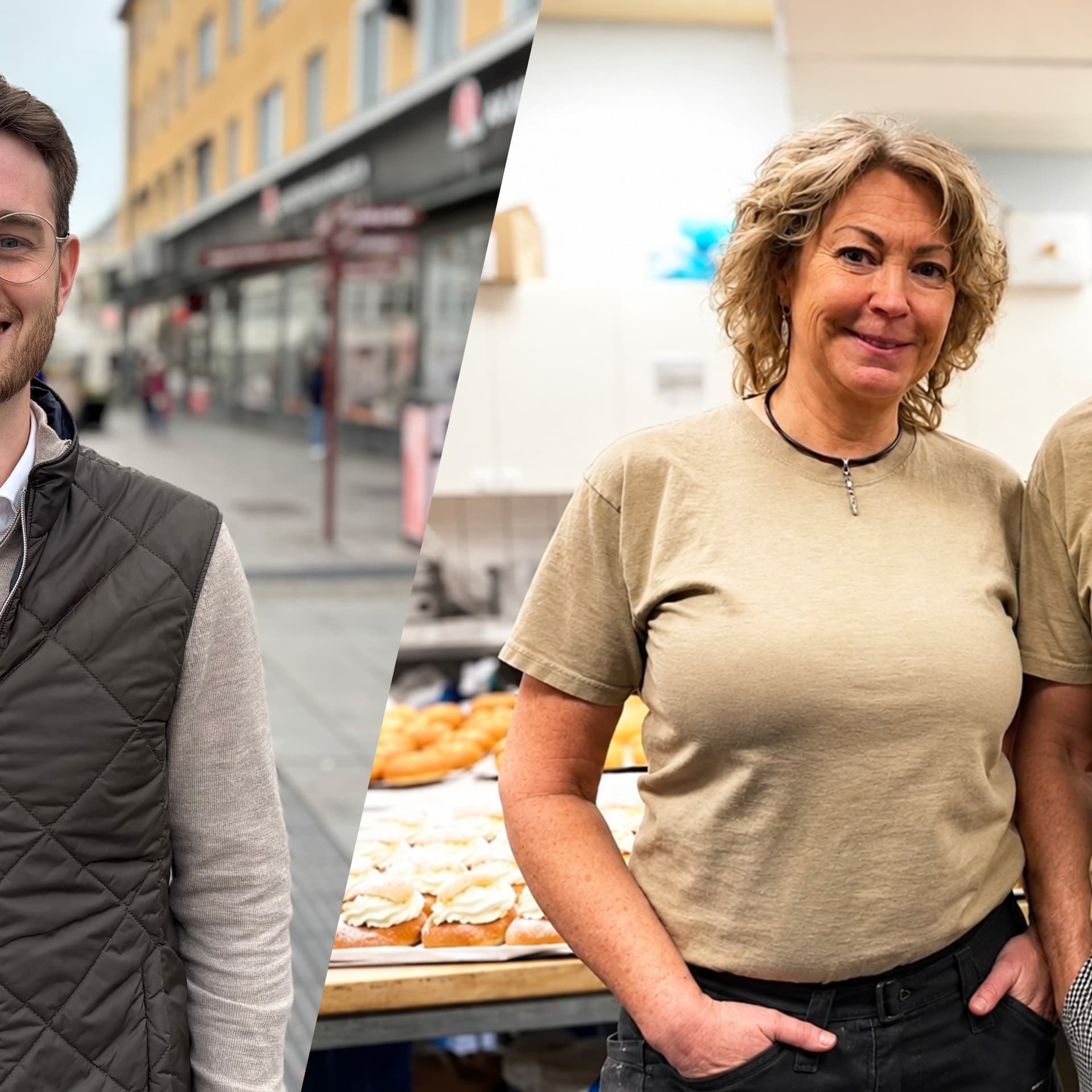Bildkollage: Sebastian Häger, Stadsbyggnadsförvaltningen i Uppsala och Elisabet & Anderas Östlund, Centralkonditoriet i Uppsala