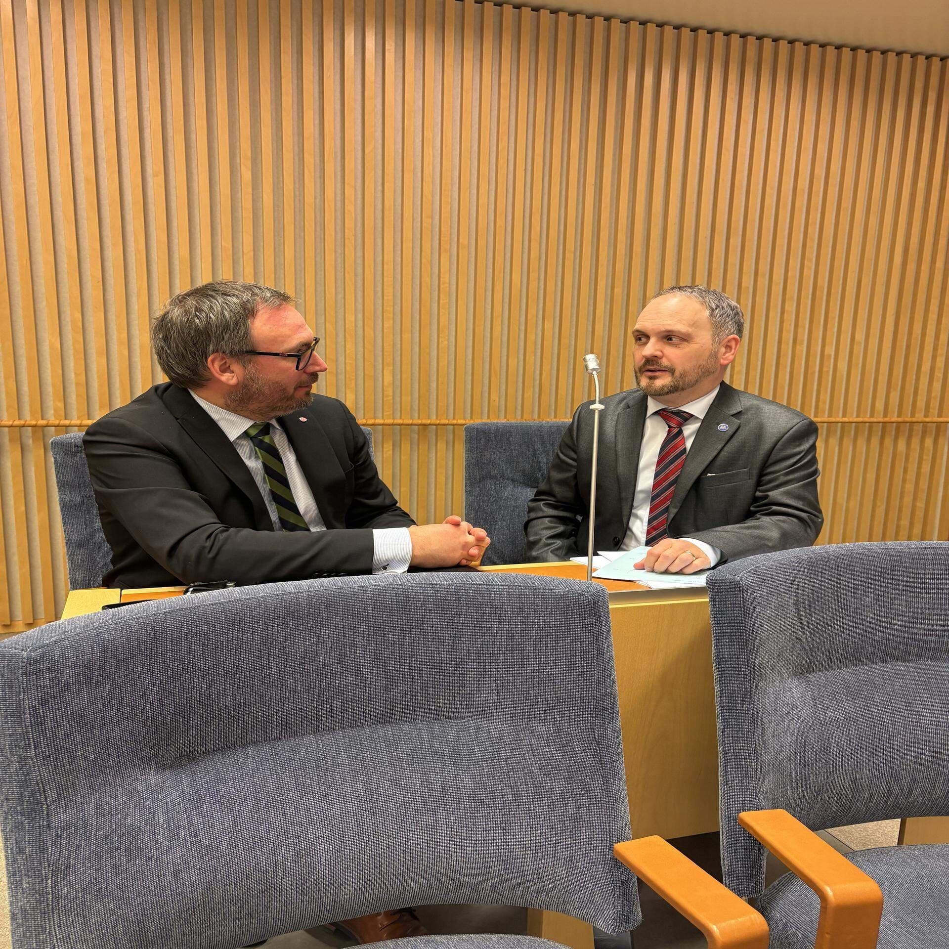 Peder Björk och Jörgen Berglund