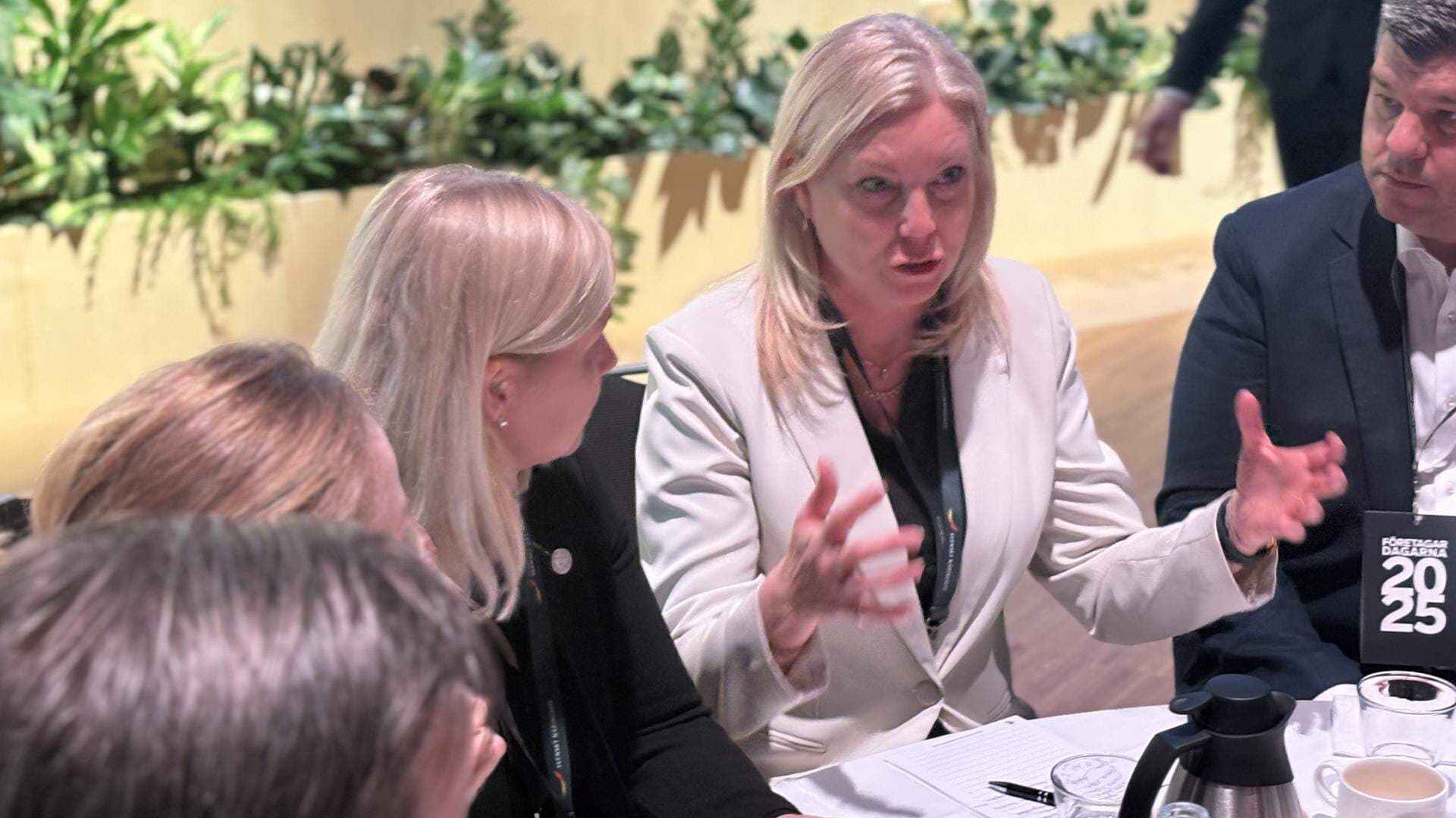 Jessica Öberg, Combitech i samtal på Företagardagarna