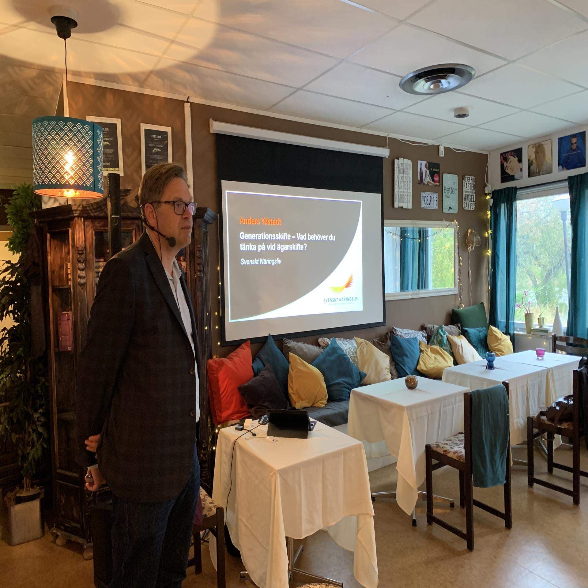 Anders Ydstedt föreläser om ägarskiften