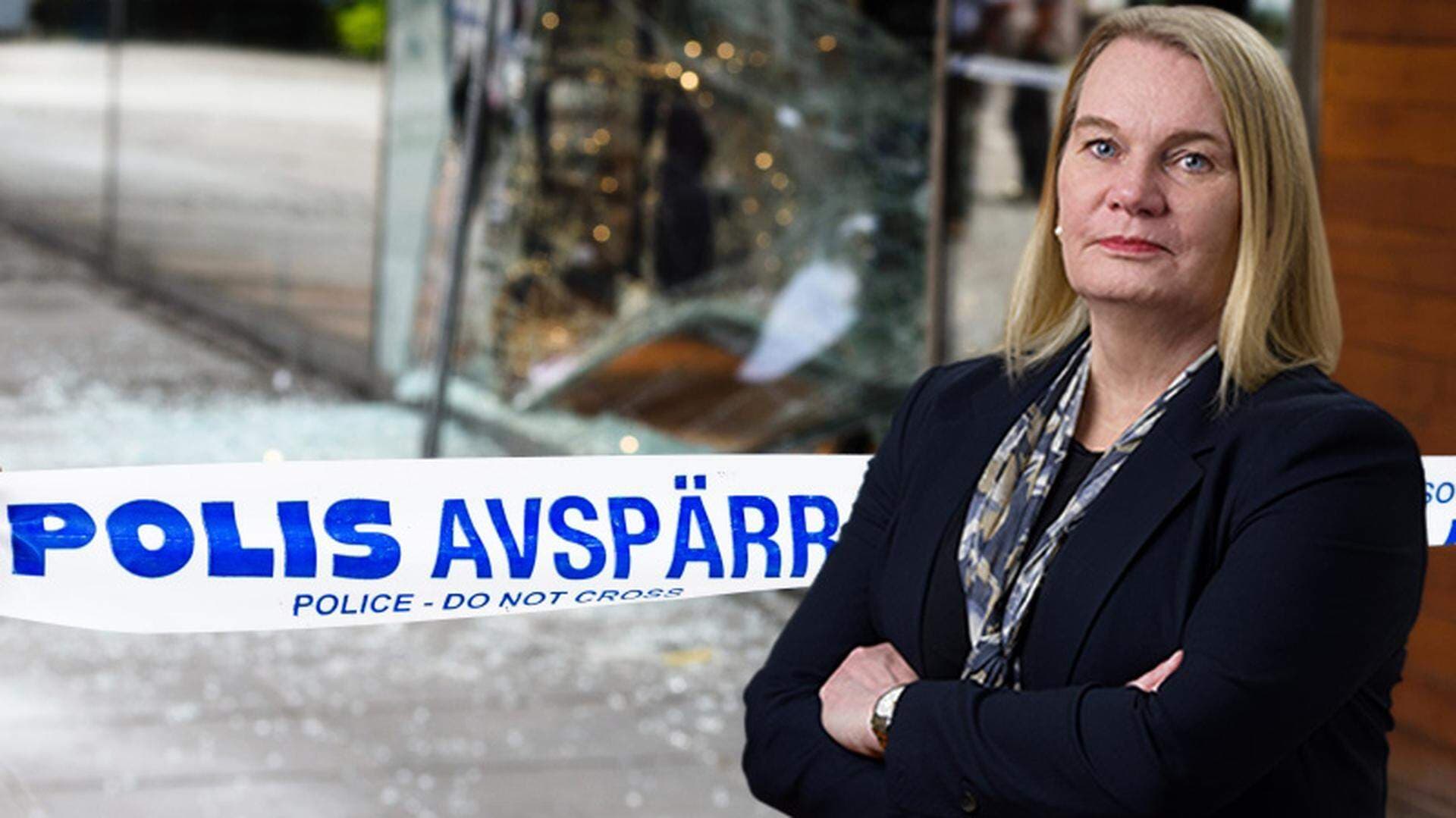 Bildcollage: Kristin Lahed och brottsplats