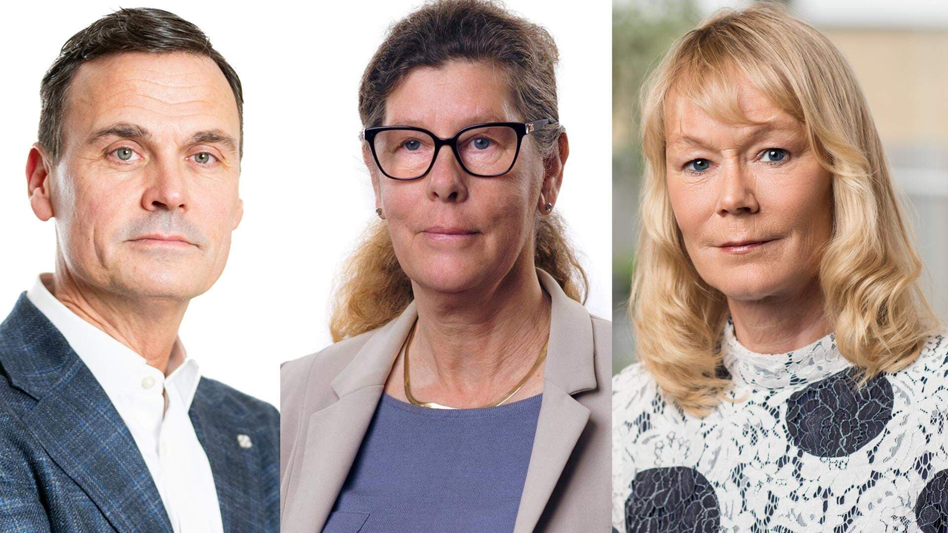.Anna-Lena Bohm, Edel Karlsson Håål, expert på lönebildning, och Henrik Olander, arbetsrätts- och processjurist.