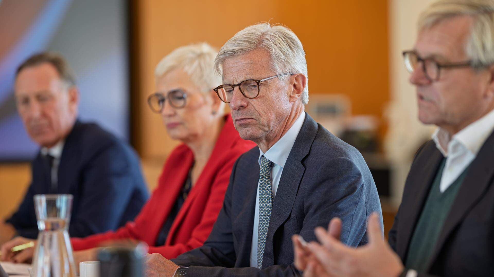 Jan-Olof Jacke, Nina Jönsson, ICA Gruppen, Hans Stråberg, Atlas Copco, och Tom Erixon, Alfa Laval.