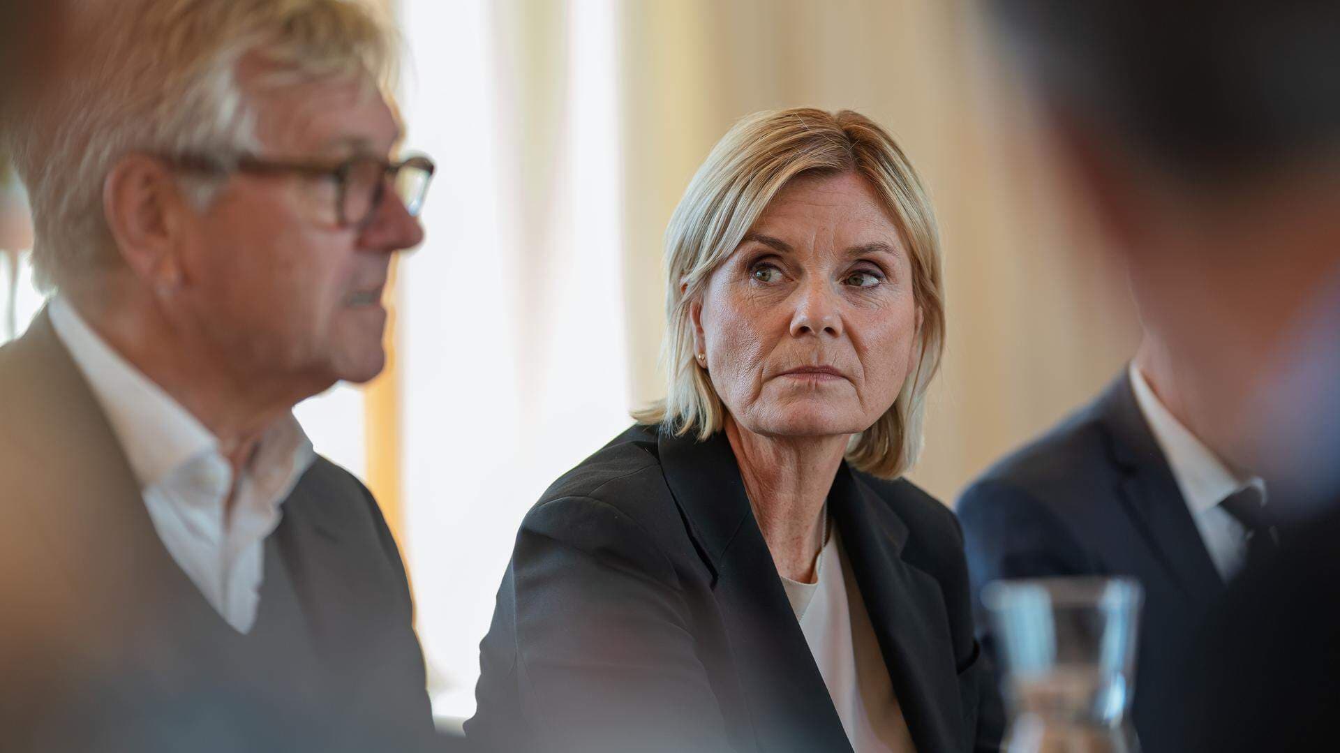 Tom Erixon, Alfa Laval, och Åsa Bergman, Sweco.
