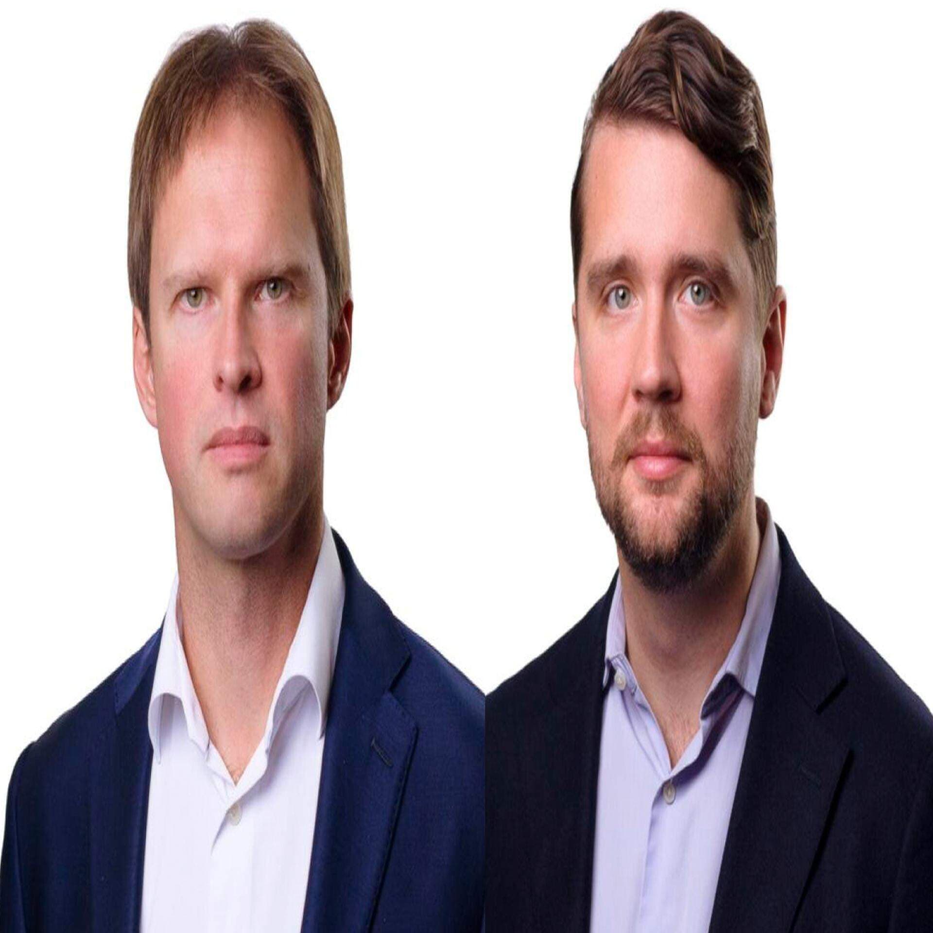 Robert Tenselius, ekonom, och Petter Danielsson, ekonom.