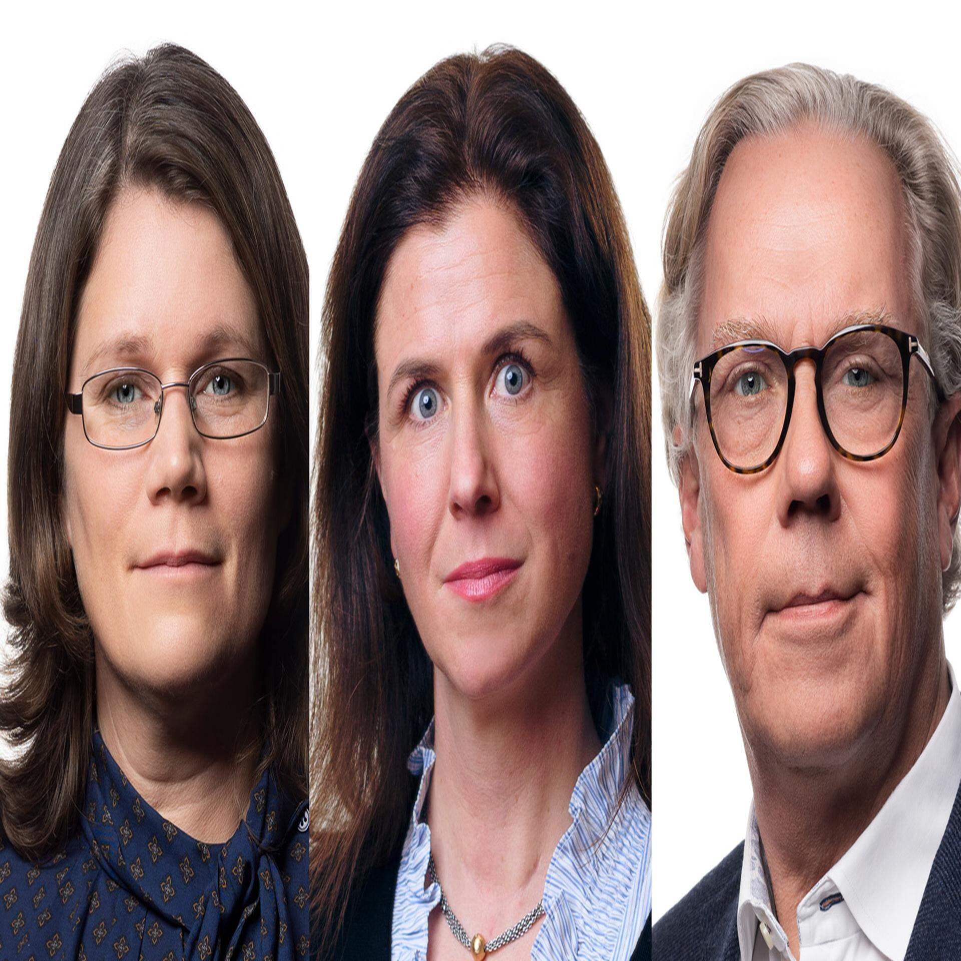 Katarina Bartels, skattejurist, Malin Hamlin, ledamot i Svenskt Näringslivs SME-kommitté, och Richard Hellenius, skatteexpert.