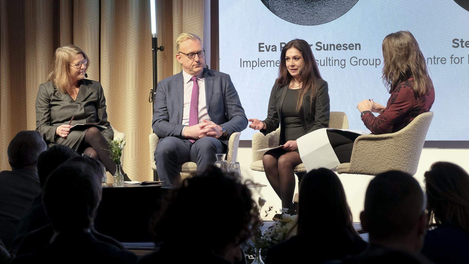 Eva Rytter Sunesen, Implement Consulting Group, Steven Blockmans, Centre for European Policy Studies och Asees Ahuja, Svenskt Näringsliv.