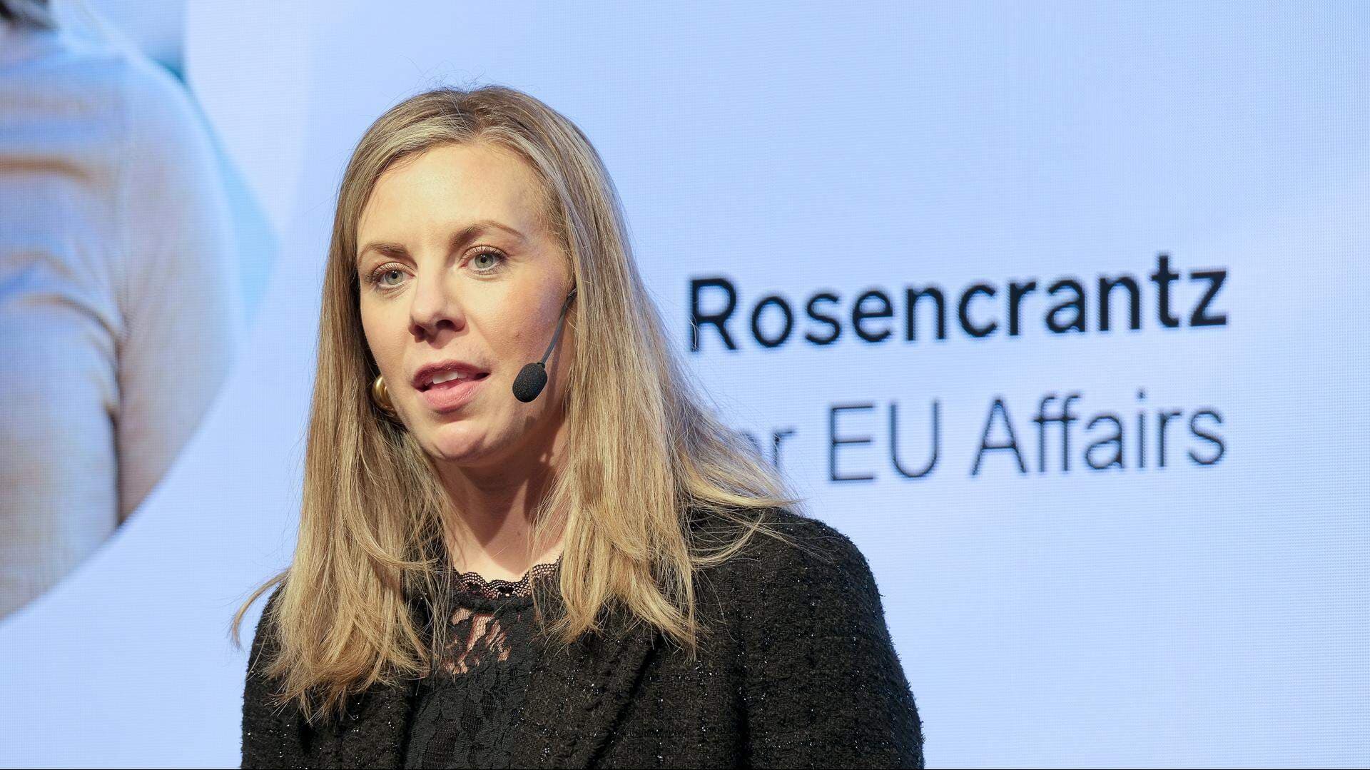 EU-minister Jessica Rosencrantz.