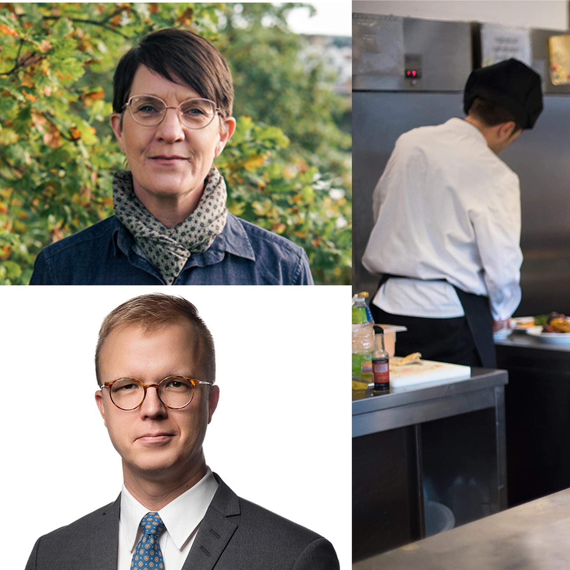 Christina Nilsson Särnblad, ekonom och ordförande för Företagarna i Arvika, Stefan Sagebro, expert på industripolitik, konkurrens och statsstöd vid Svenskt Näringsliv. (Bilden till höger är en genrebild.)