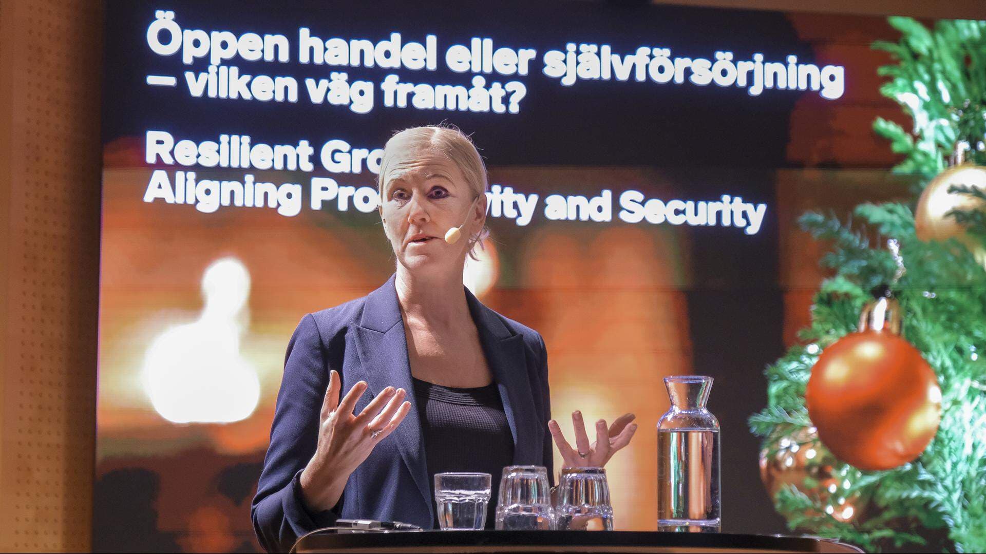 Anna Stellinger, chef för internationella och EU-frågor.