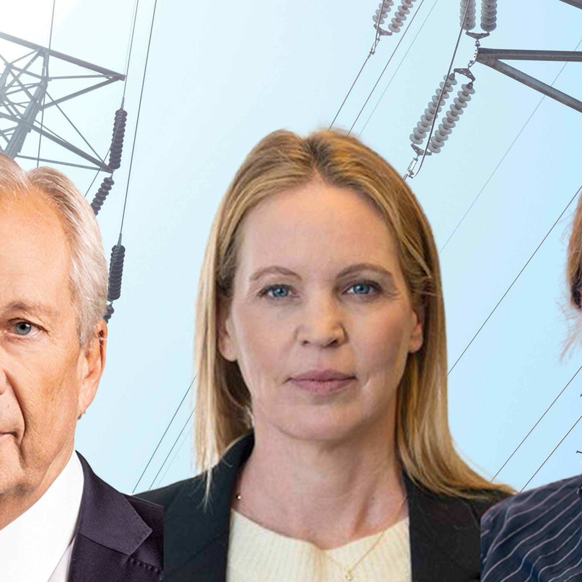Lennart Evrell, SSAB, Malin Johansson ansvarig för energi- och klimatfrågor på IKEM, och Michelle Tun von Gyllenpalm, energiexpert.