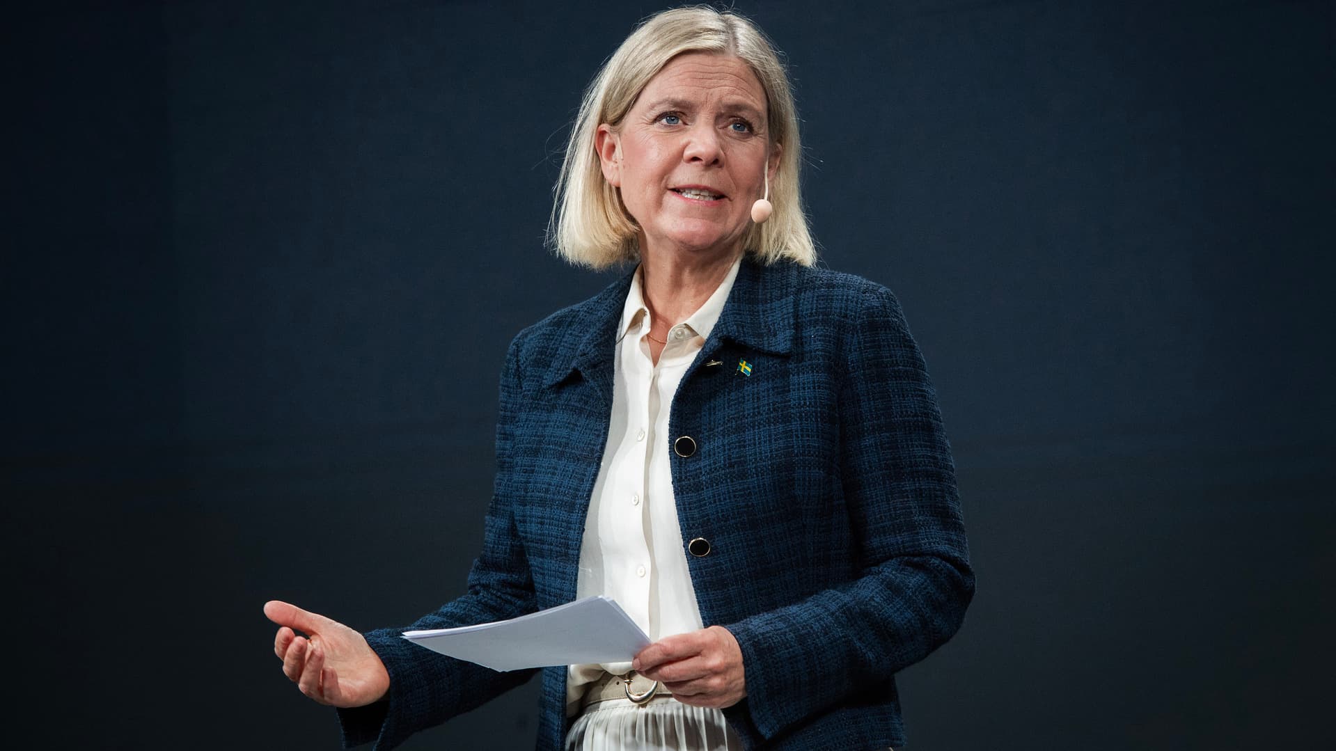Magdalena Andersson, partiledare Socialdemokraterna.