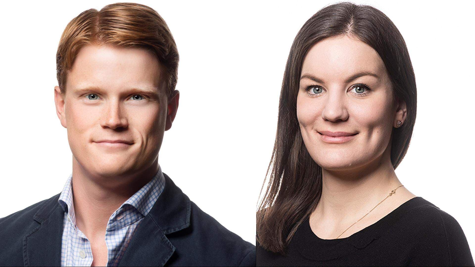 Björn Wedin och Ingrid Serup, handelspolitiska experter.