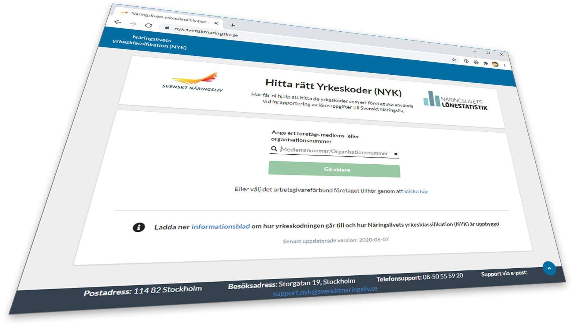 Näringslivets yrkesklassifikation (NYK)