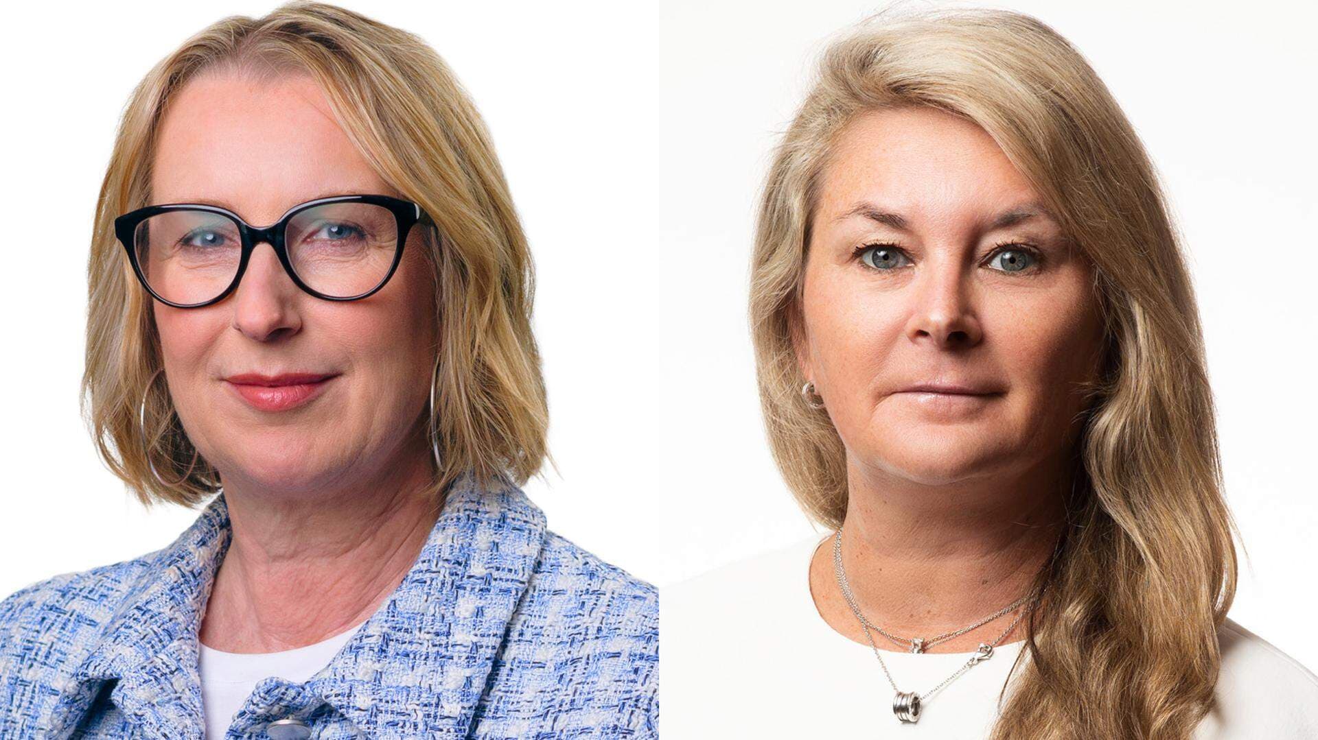 Mia Bernhardsen, chef för avdelningen för näringslivets kompetensförsörjning, och Ulrika Wallén, policyexpert för högskolepolitik.
