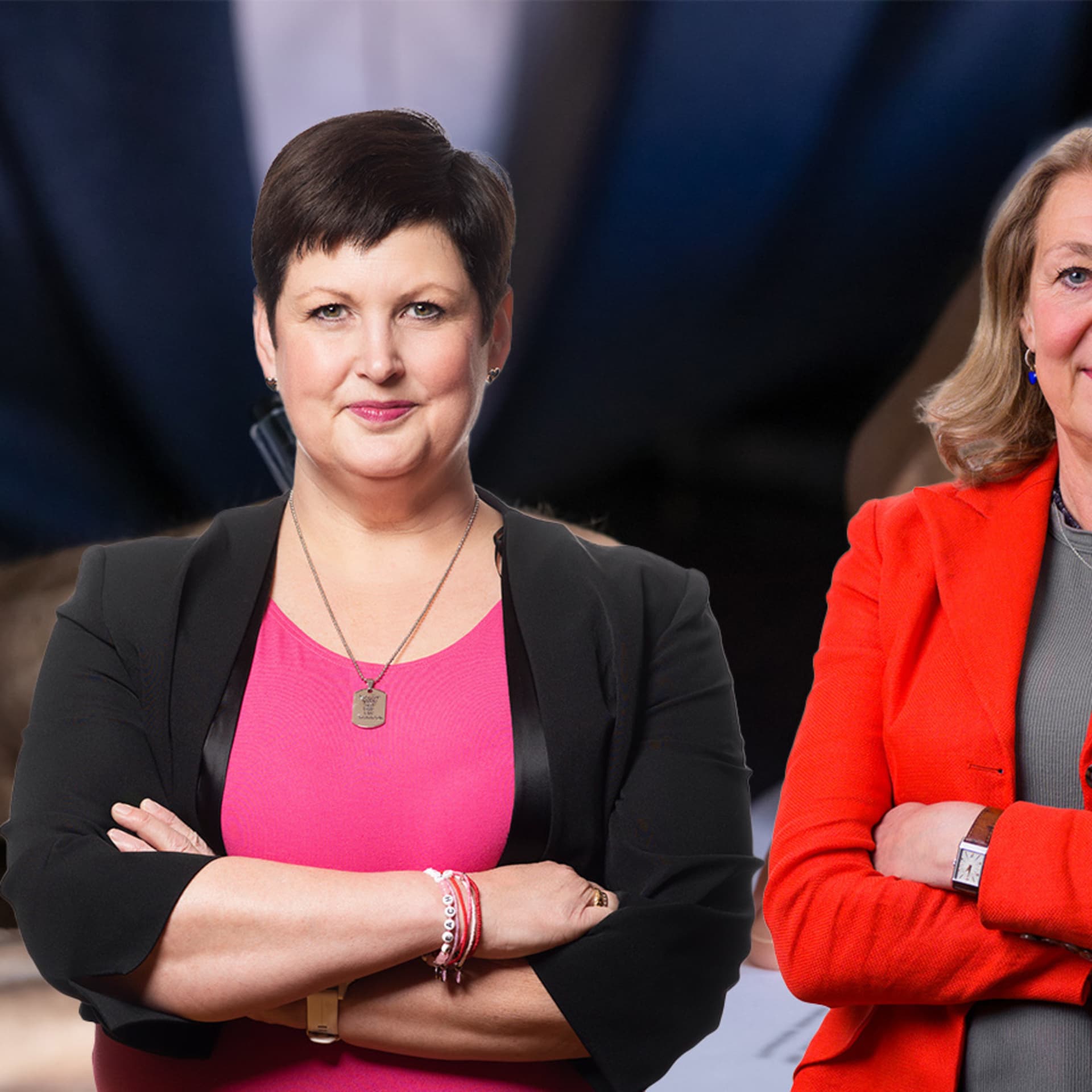 Christina Wainikka, policyexpert för immaterialrätt, och Ellen Hausel Heldahl, upphandlingsexpert.