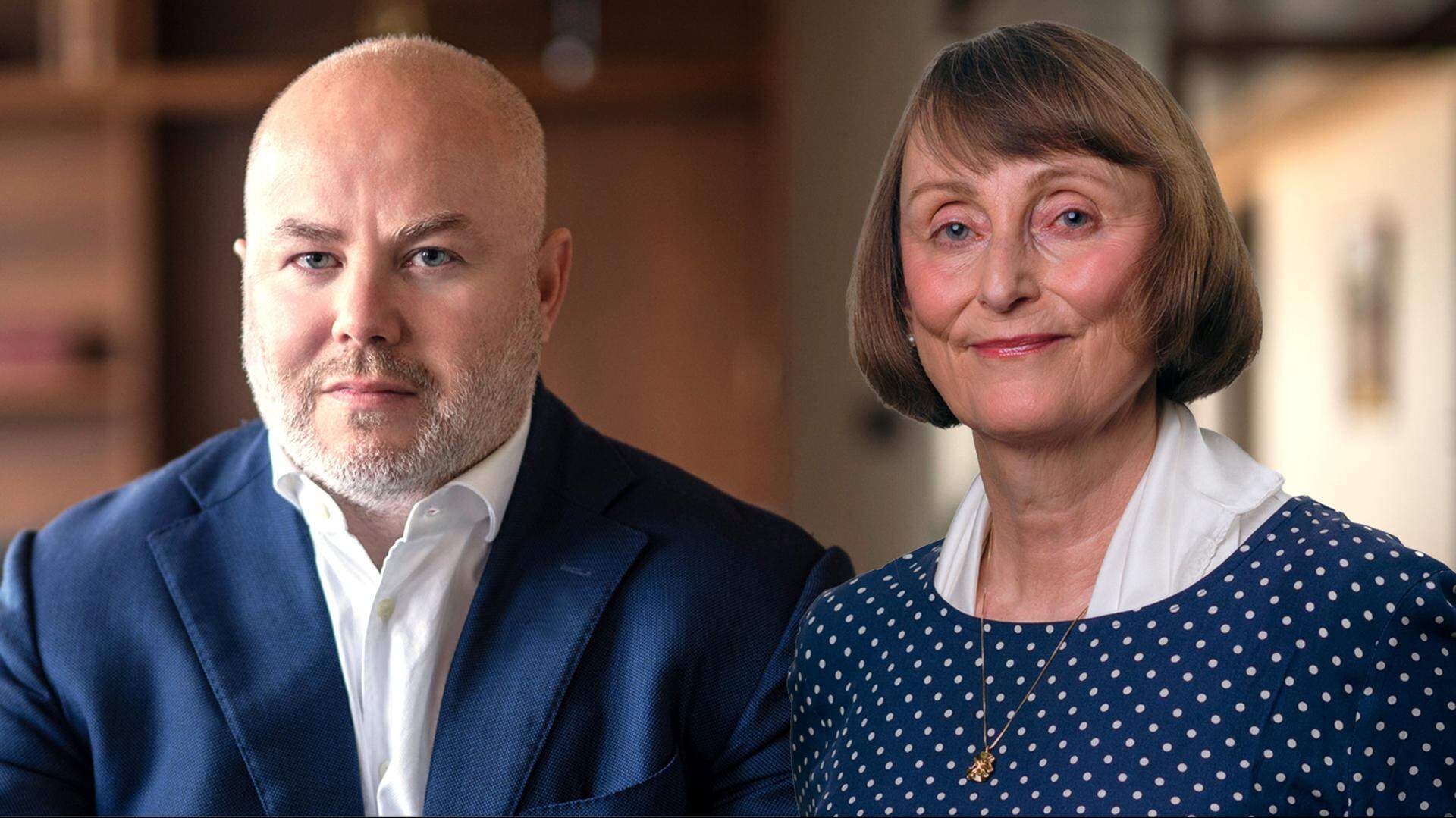 Chefsekonom Sven-Olov Daunfeldt och Lena Furmark, välfärdsansvarig, i Altinget.