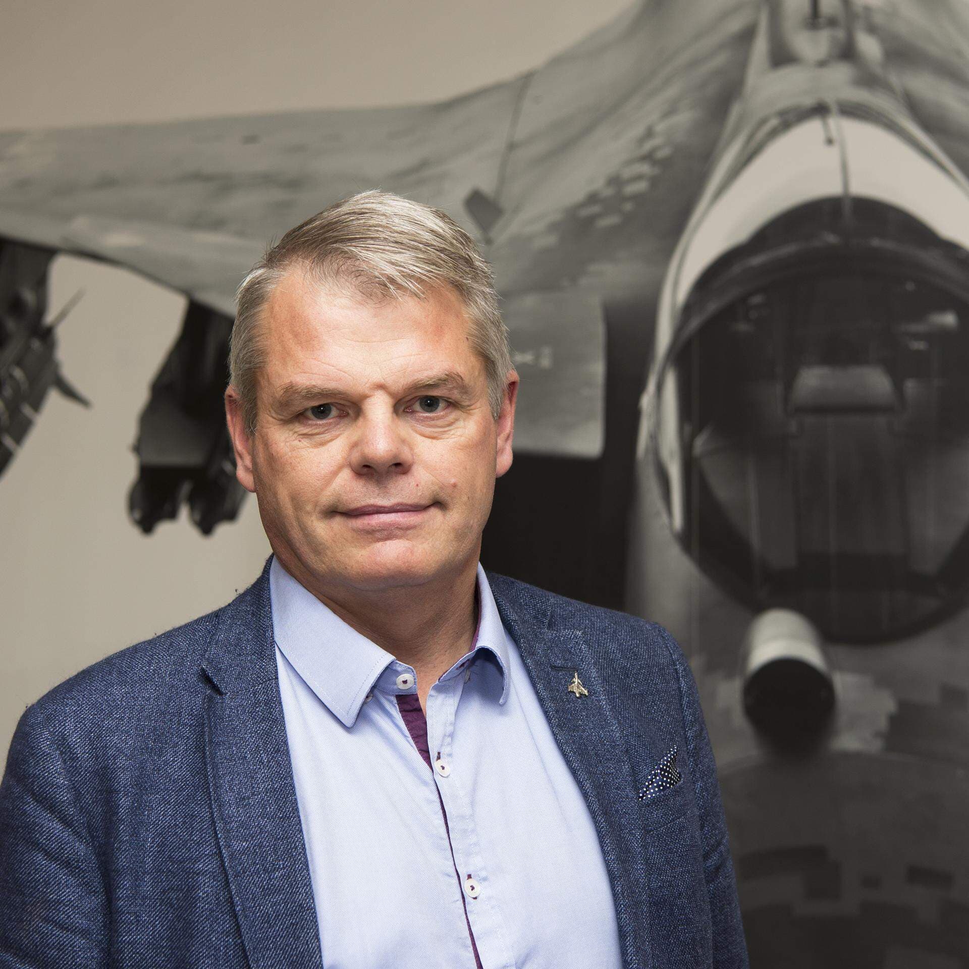 Petter Bedoire, teknikchef på SAAB.